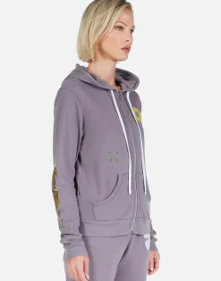 Clearance Peace & Love Butterfly Zip Up Hoodie | Lennox By Women Hoodies