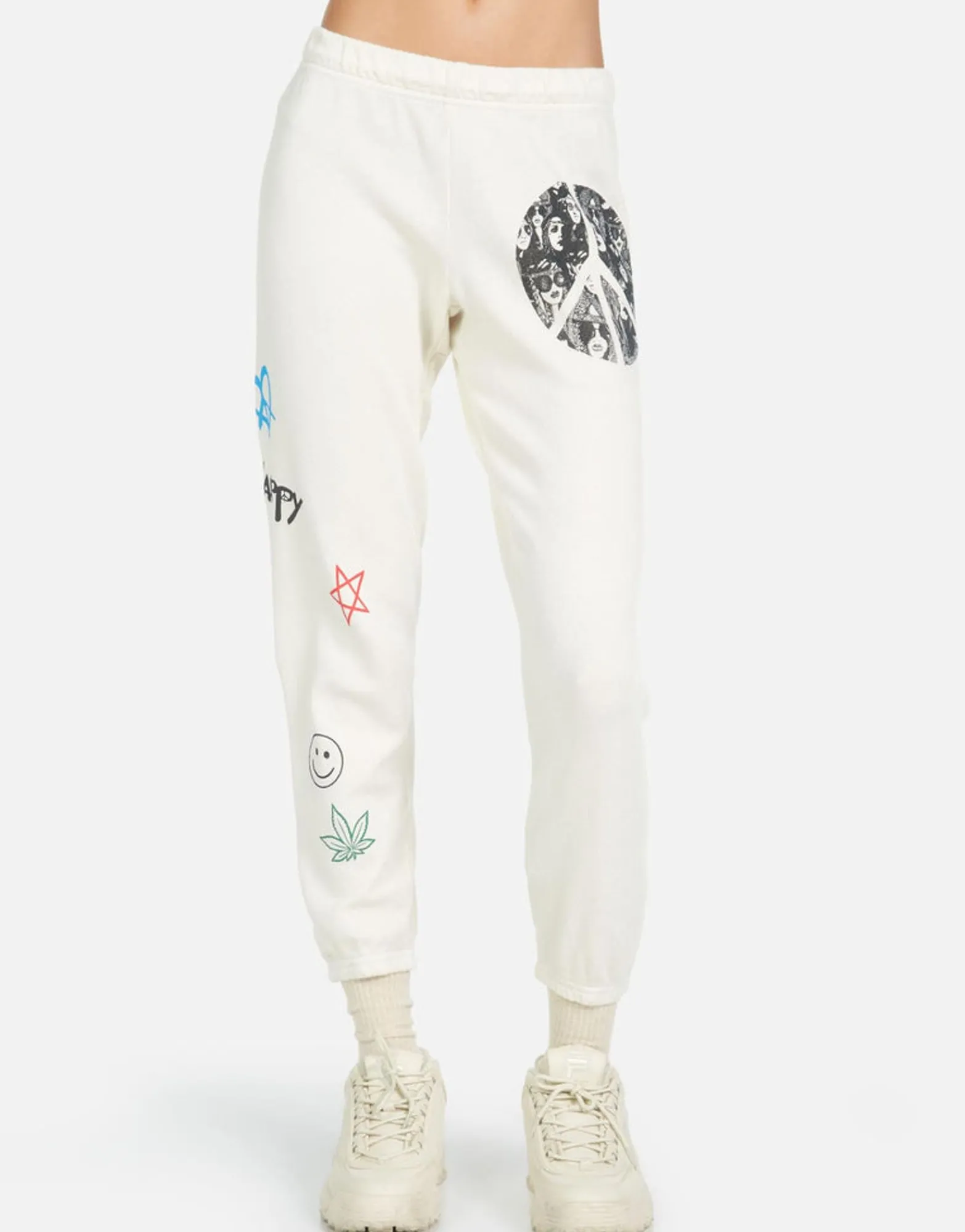 Best Peace Hippie Classic Women'S Sweatpant | Alana By Women Crop Sweatpants