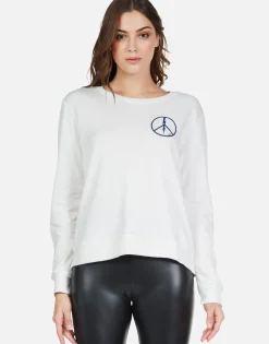 Hot Peace Lightning L/S Pullover W/ Slit Cuff | Calista By Women Long Sleeve