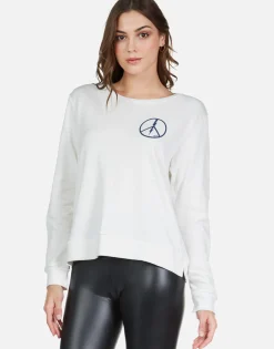 Hot Peace Lightning L/S Pullover W/ Slit Cuff | Calista By Women Long Sleeve