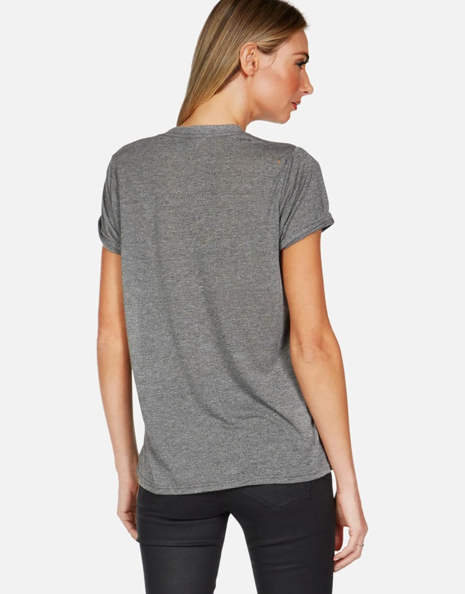 Online Peace Love Skull S/S Vintage Tee W/ Holes | Capri By Women Short Sleeve