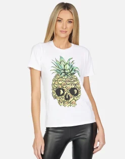 Discount Pineapple Skull Vintage Tee In | Croft X By Women Short Sleeve