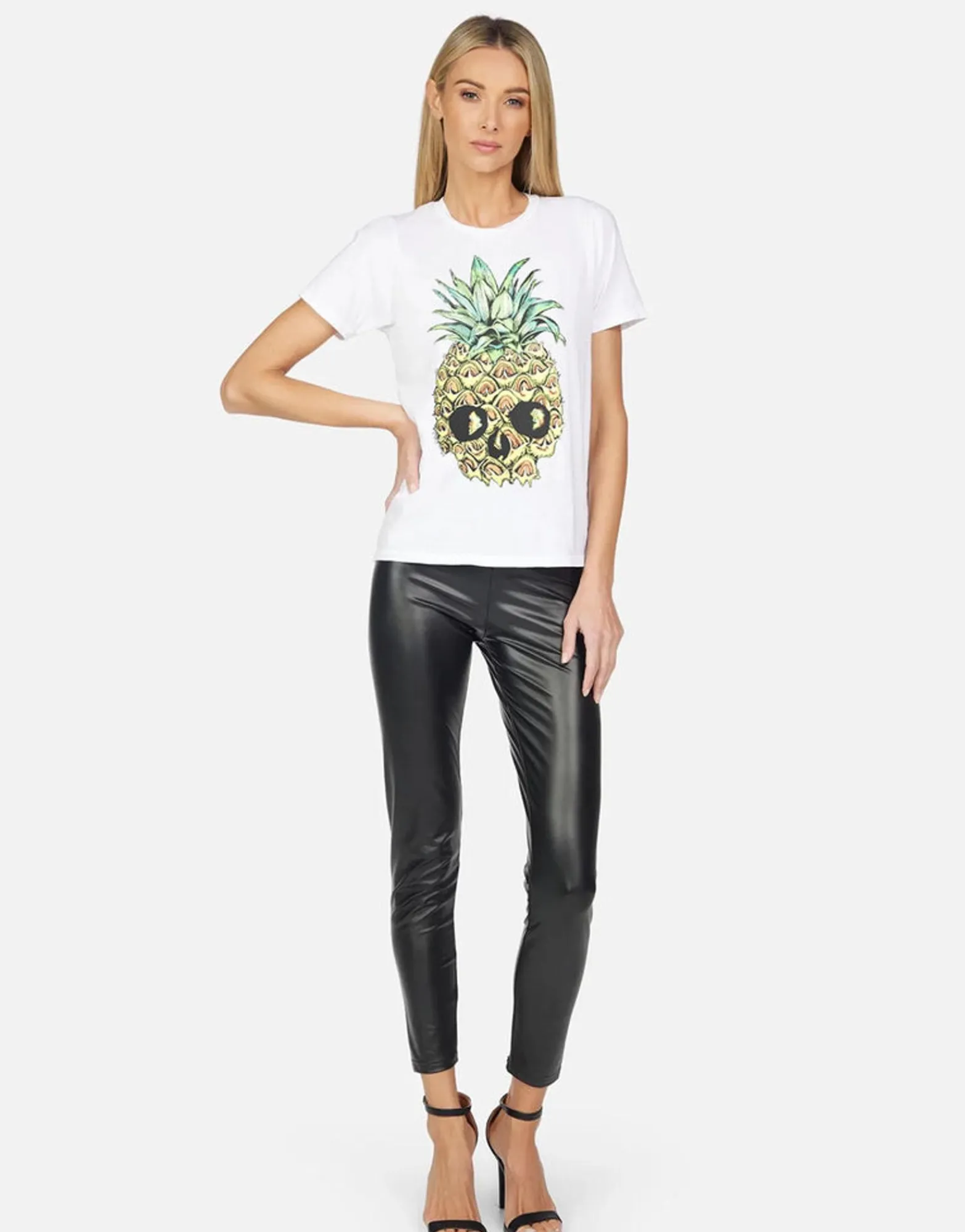 Discount Pineapple Skull Vintage Tee In | Croft X By Women Short Sleeve