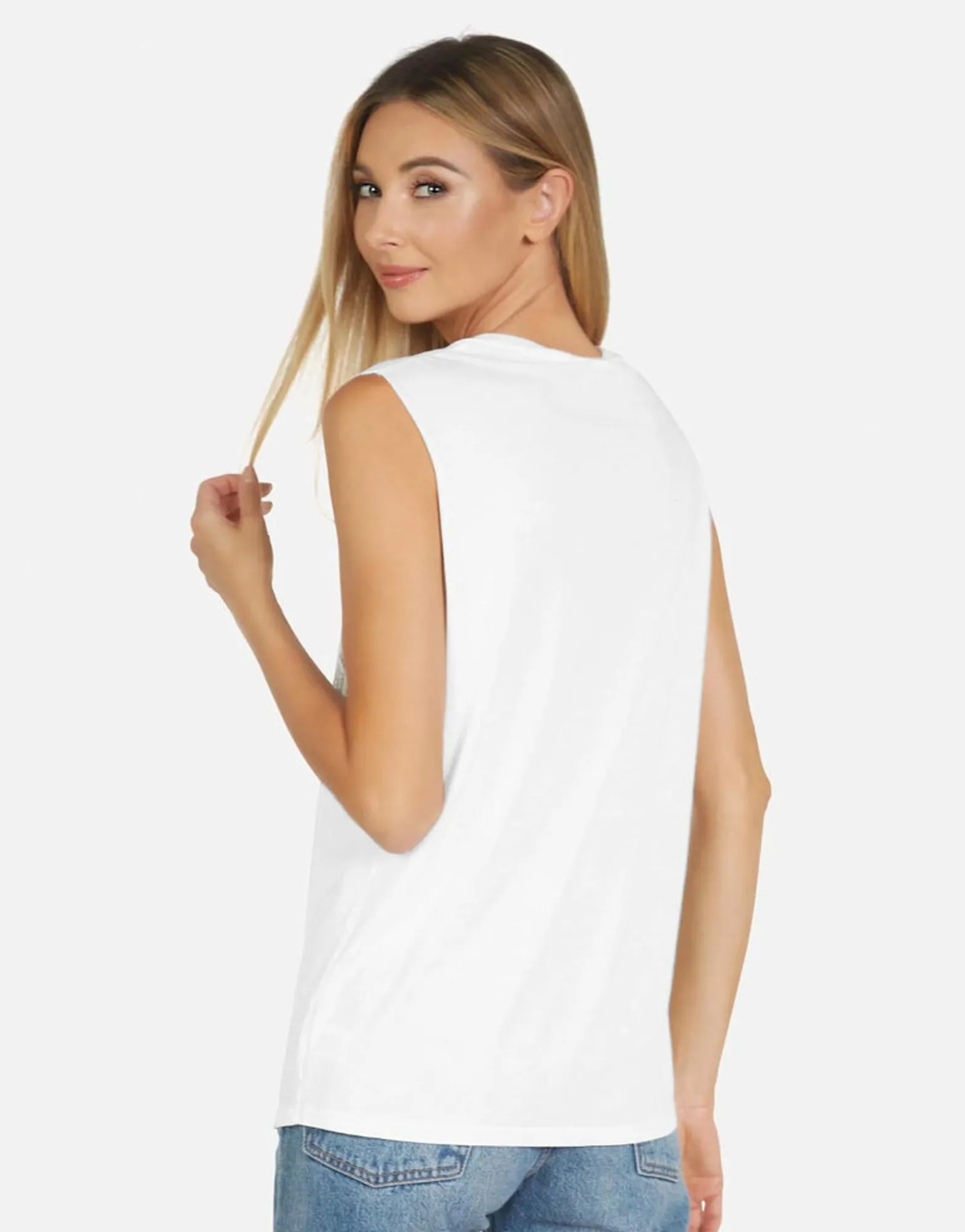 Sale Pink Open Lip Vintage Tank Top In | Kel X By Women Short Sleeve