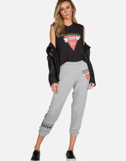 Discount Pizza Slice Crop Muscle Tank | Gigi By Women Tanks
