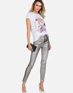 Flash Sale Poison Skull S/S Vintage Band Tee For Women | Croft By Women Short Sleeve