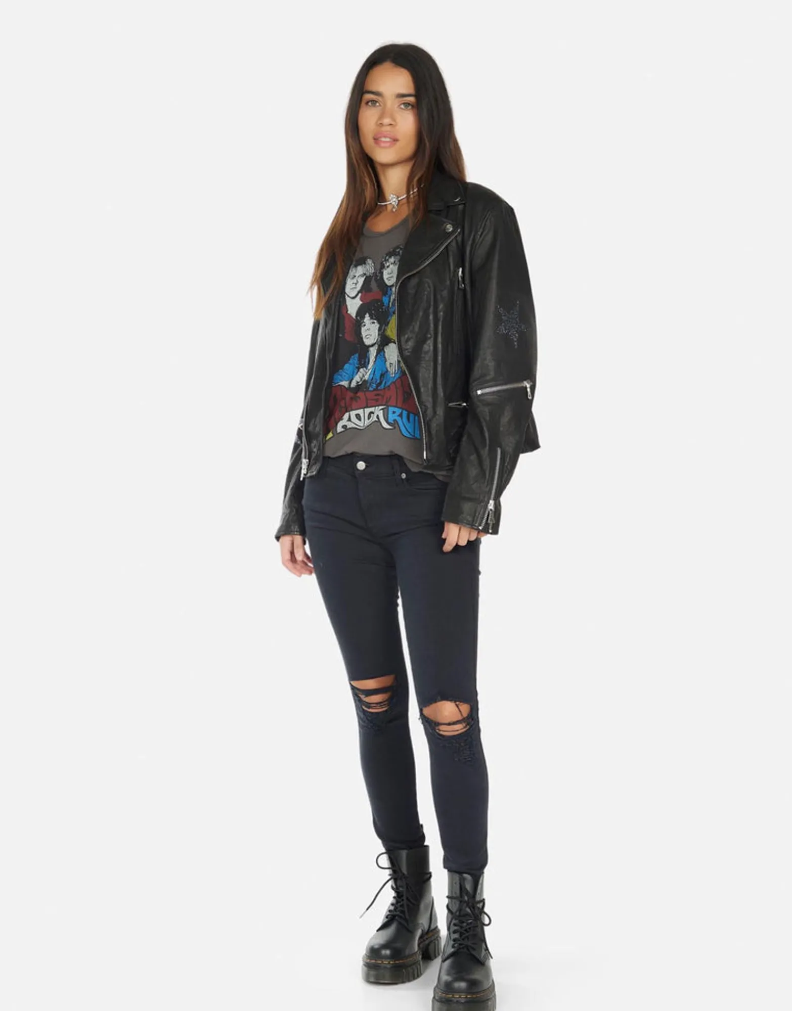 Discount Posey Crystal Multi Stars Women Long Sleeve