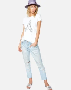 Store Prayer Hands Vintage Short Sleeve Roll Up Tee | Edda By Women Short Sleeve