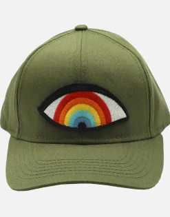 Flash Sale Rainbow Eye Patch Canvas Hat | Bay By Hats