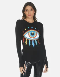 Cheap Rainbow Lightning Eye Fitted Thermal | Mckinley X By Women Long Sleeve