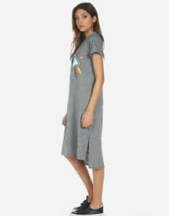 Store Rainbow Lightning Eye Midi Dress | Genesis By Women Dresses