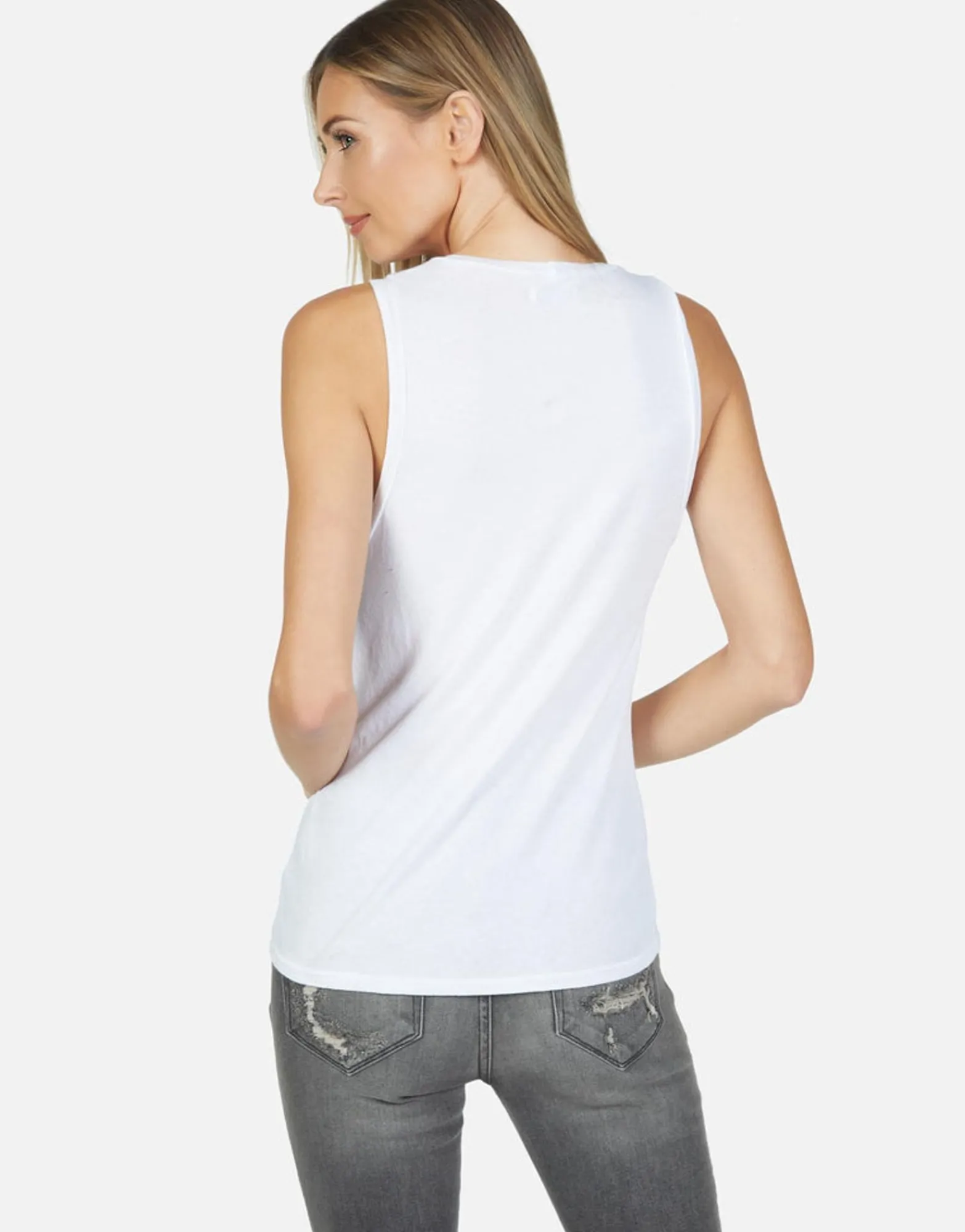 Cheap Rainbow Ray Lip Tank Tee | Ashlin By Luaren Moshi Women Tanks