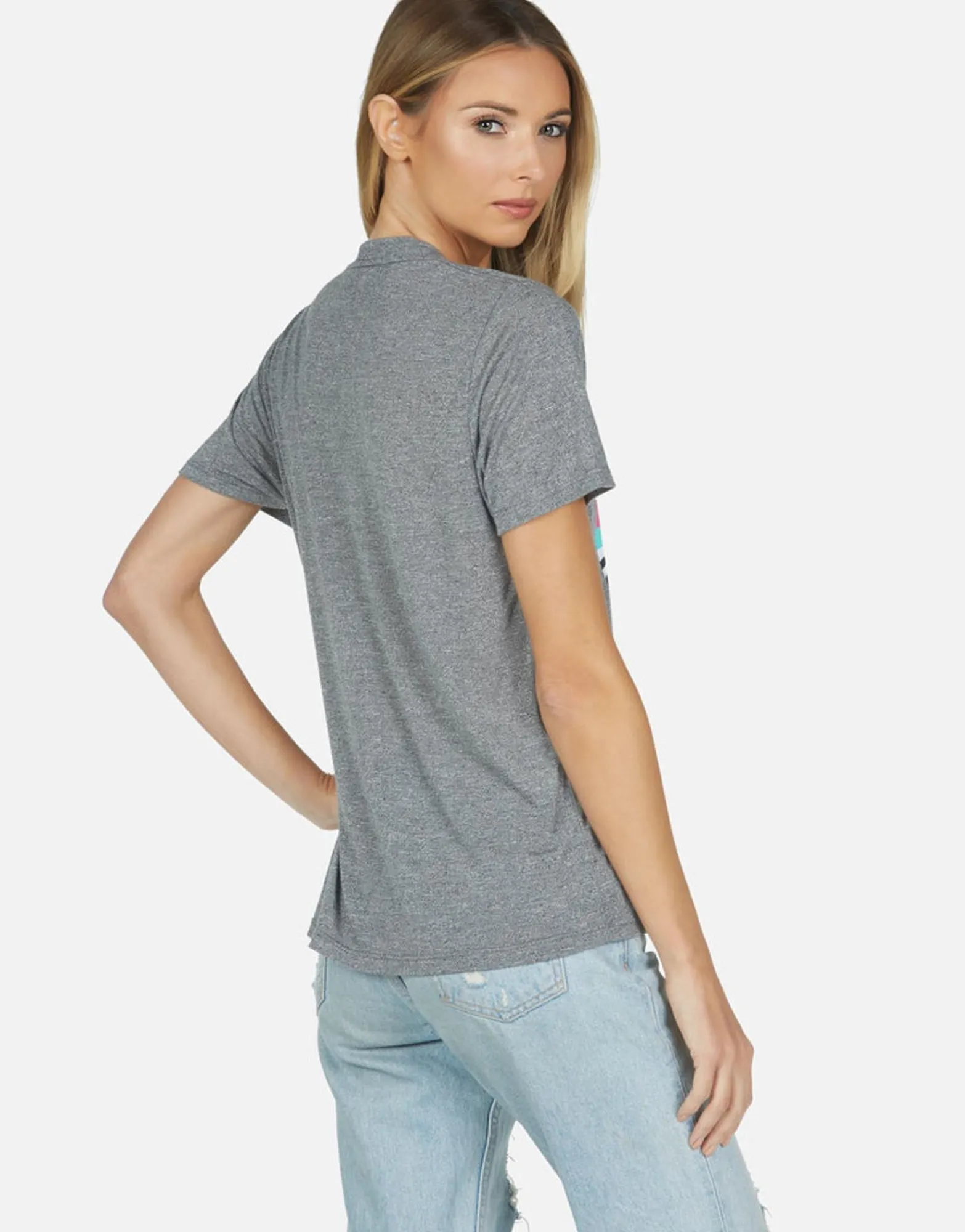 Clearance Rainbow Ray Peace Ss Tee | Capri By Women Short Sleeve