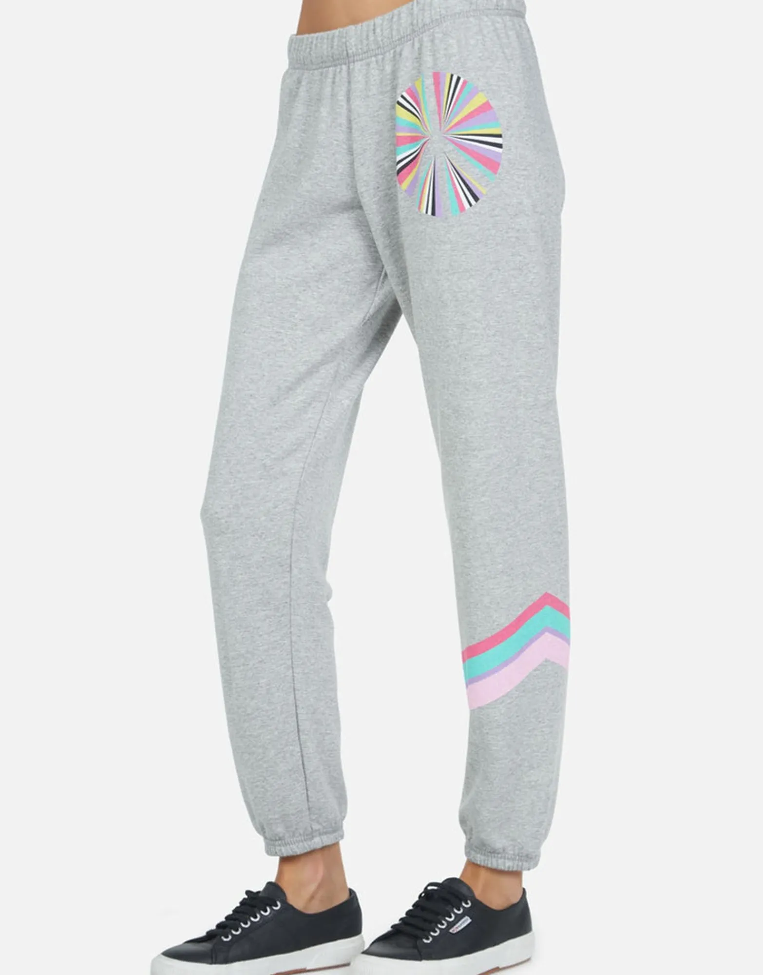 Shop Rainbow Ray Peace Sweatpant | Brynn By Women Long Sweatpants