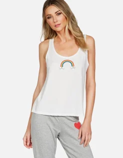 Store Rainbow Skull Cloud Tank Tee | Magnolia By Women Tanks