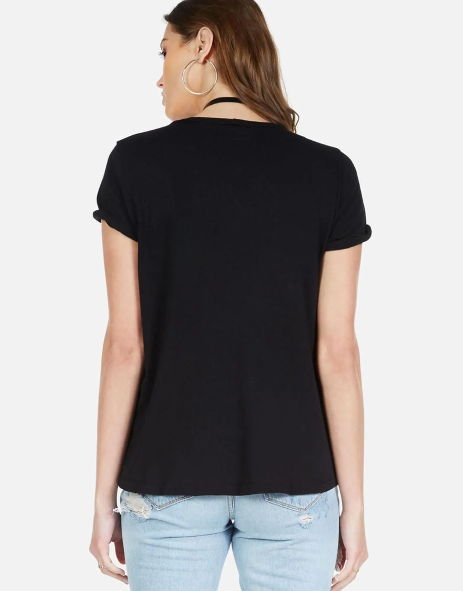 Discount Rainbow Smudge Lip Vintage Ss Tee | Edda By Women Short Sleeve