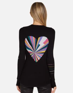 Hot Rays Of Love Fitted Top W/ Thumbholes | Mckinley By Women Long Sleeve