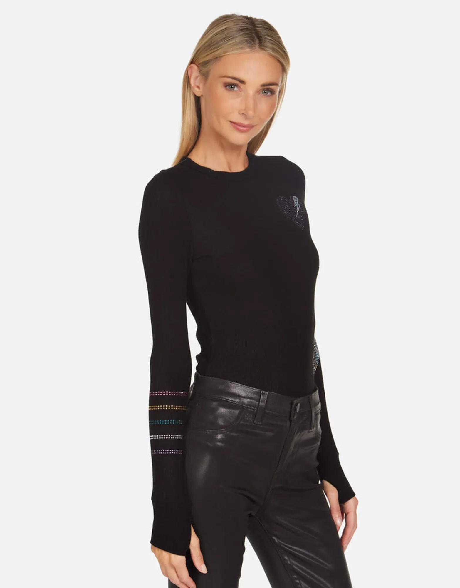 Hot Rays Of Love Fitted Top W/ Thumbholes | Mckinley By Women Long Sleeve