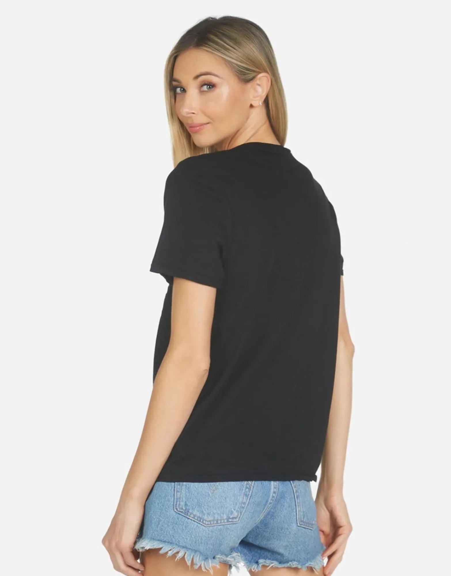 Clearance Red Open Lip Tee In | Croft X By Women Short Sleeve