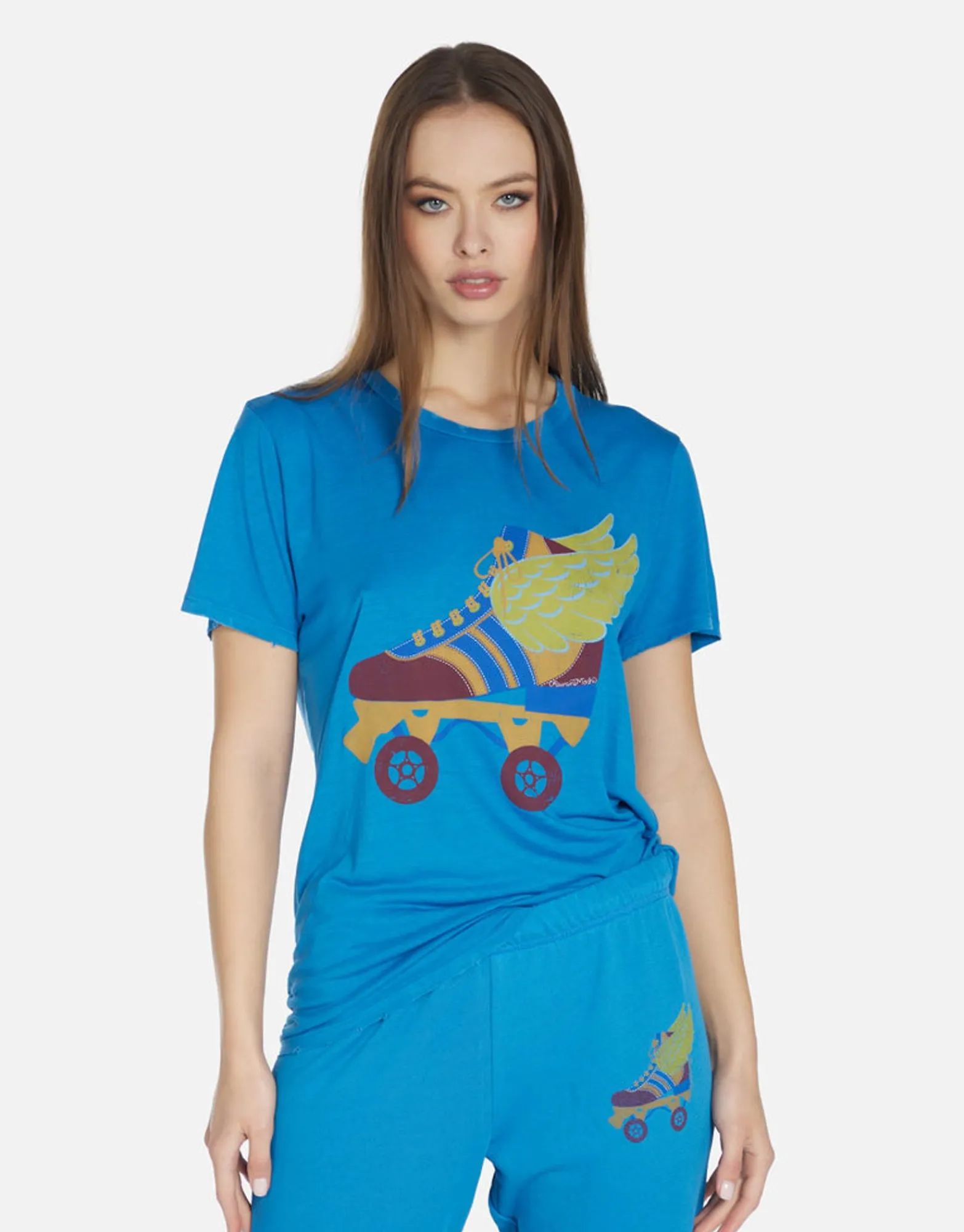 Online Retro Skate Boyfriend Tee In | Wolf By Women Short Sleeve