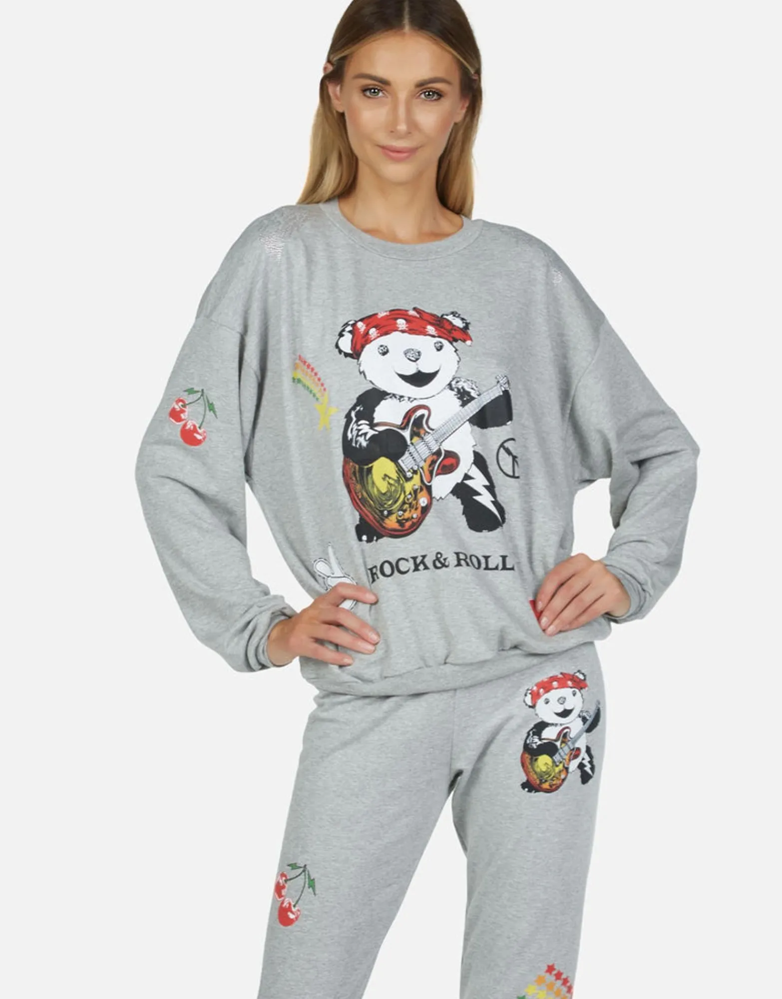 Store Rock Bear L/S Oversized Boyfriend Pullover | Babbs By Women Long Sleeve