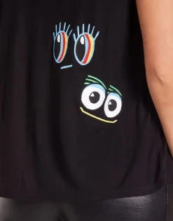 Clearance Rocker Eye S/S Tee In | Janie By Women Short Sleeve