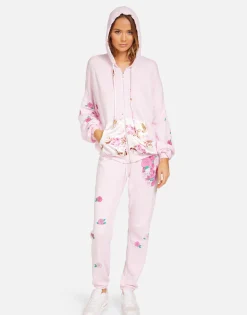 Discount Roma Pink Rose Skull Women Hoodies