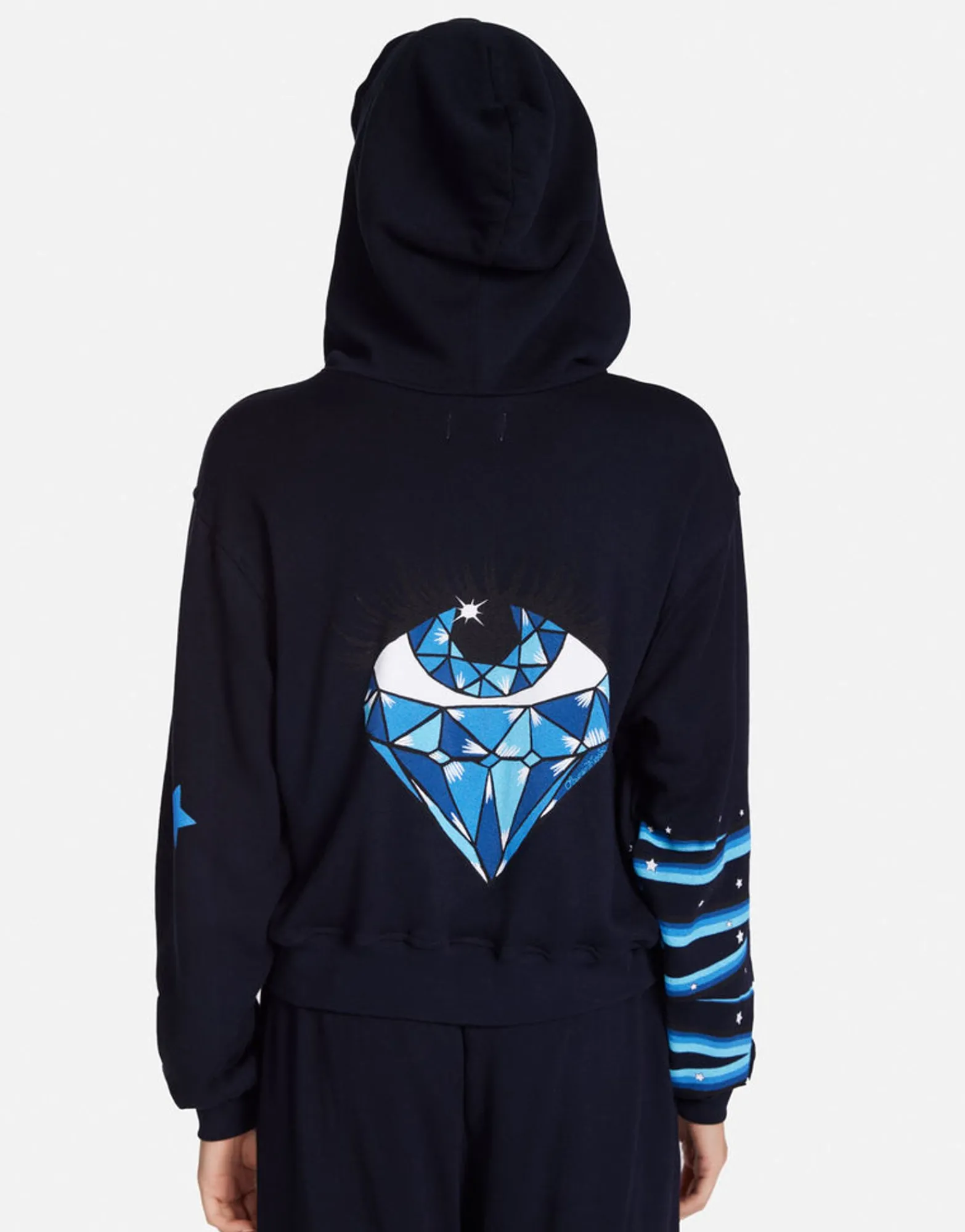 Hot Sapphire Eye Hoodie In | Lachelle By Women Hoodies