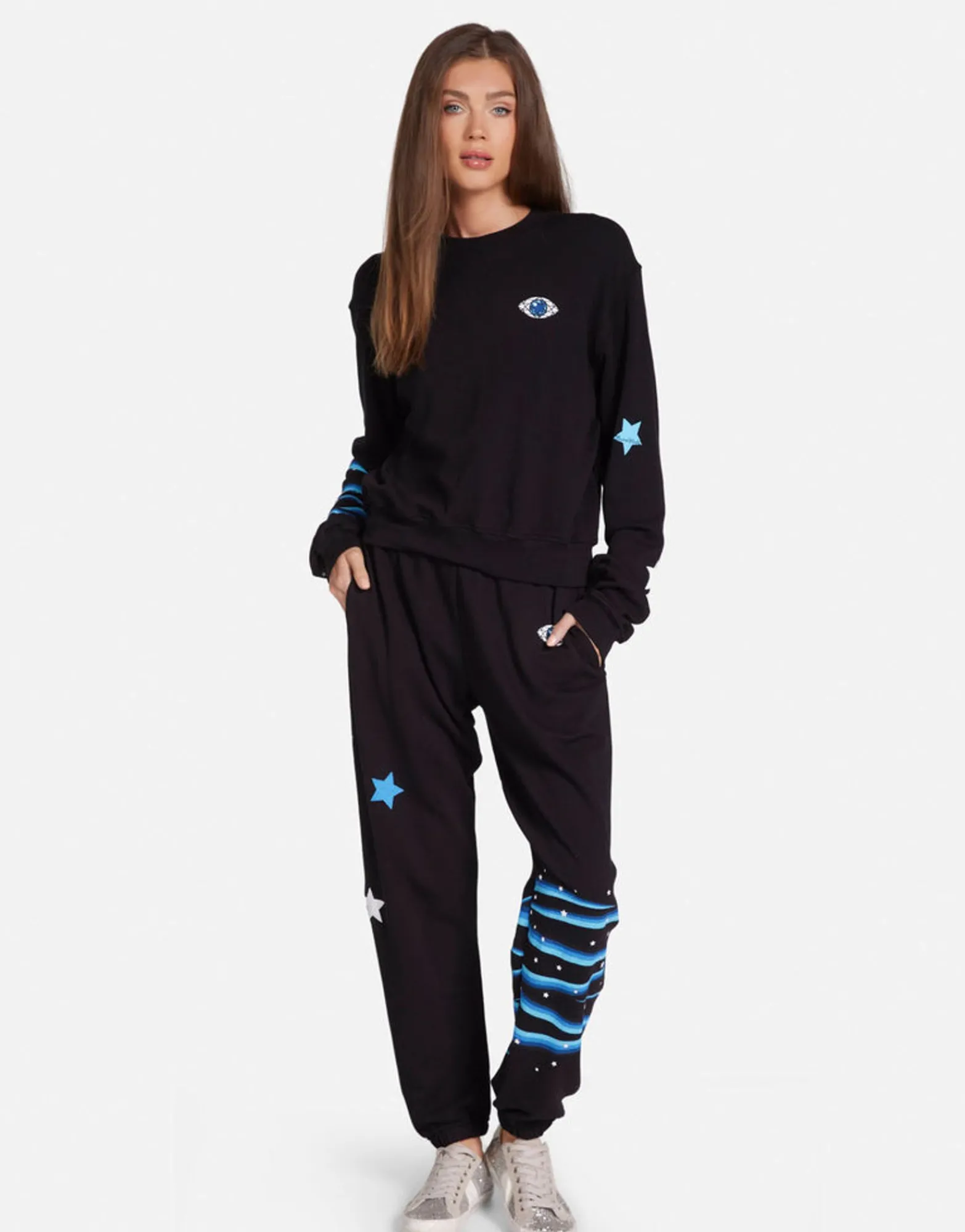 Sale Sapphire Eye Pullover In | Spalding By Women Long Sleeve