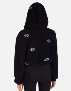 Store Sapphire Eye Sherpa Jacket In | Lumi By Women Jackets
