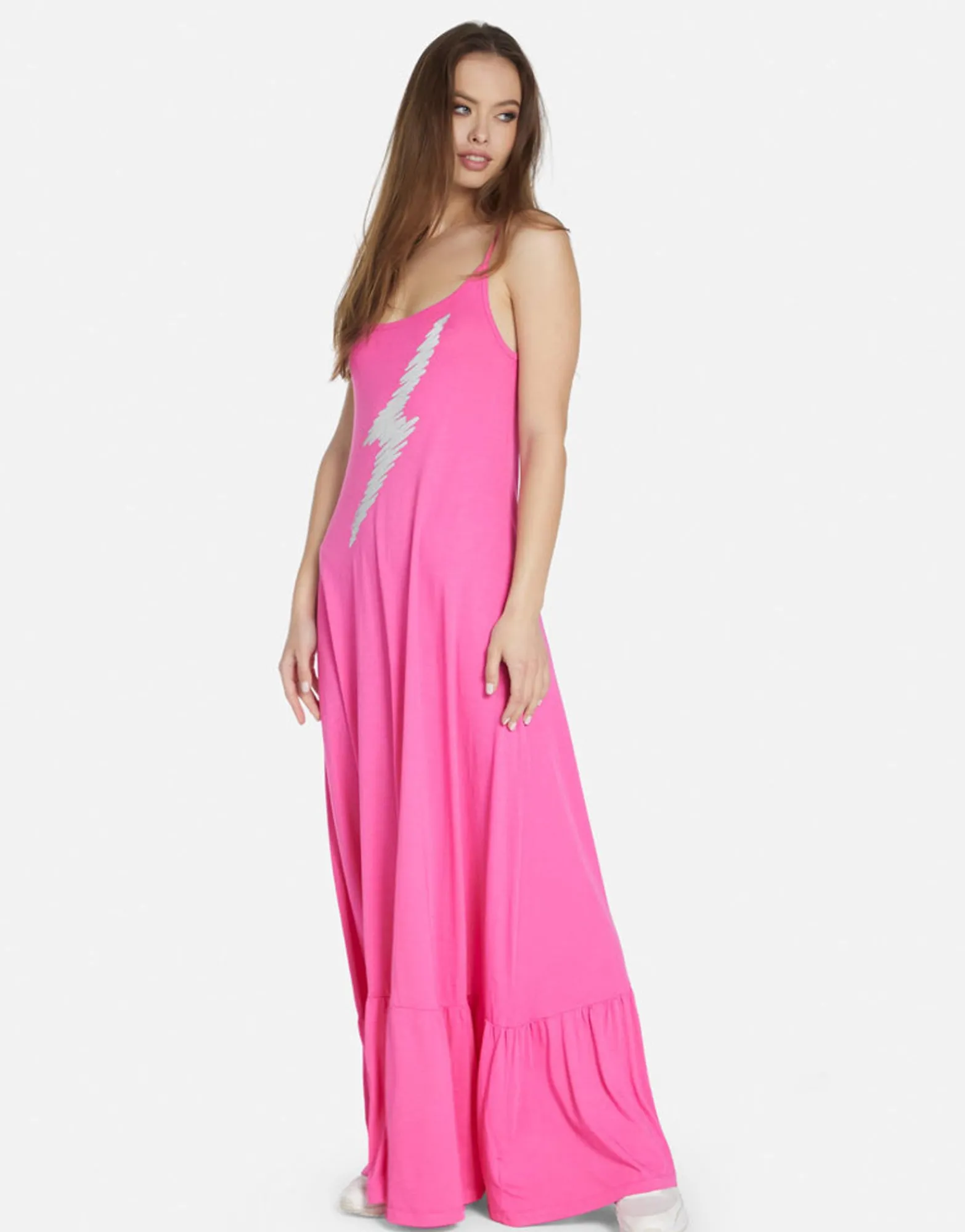 Online Scribble Lightning Maxi Tank Dress In | Beatrix By Women Dresses