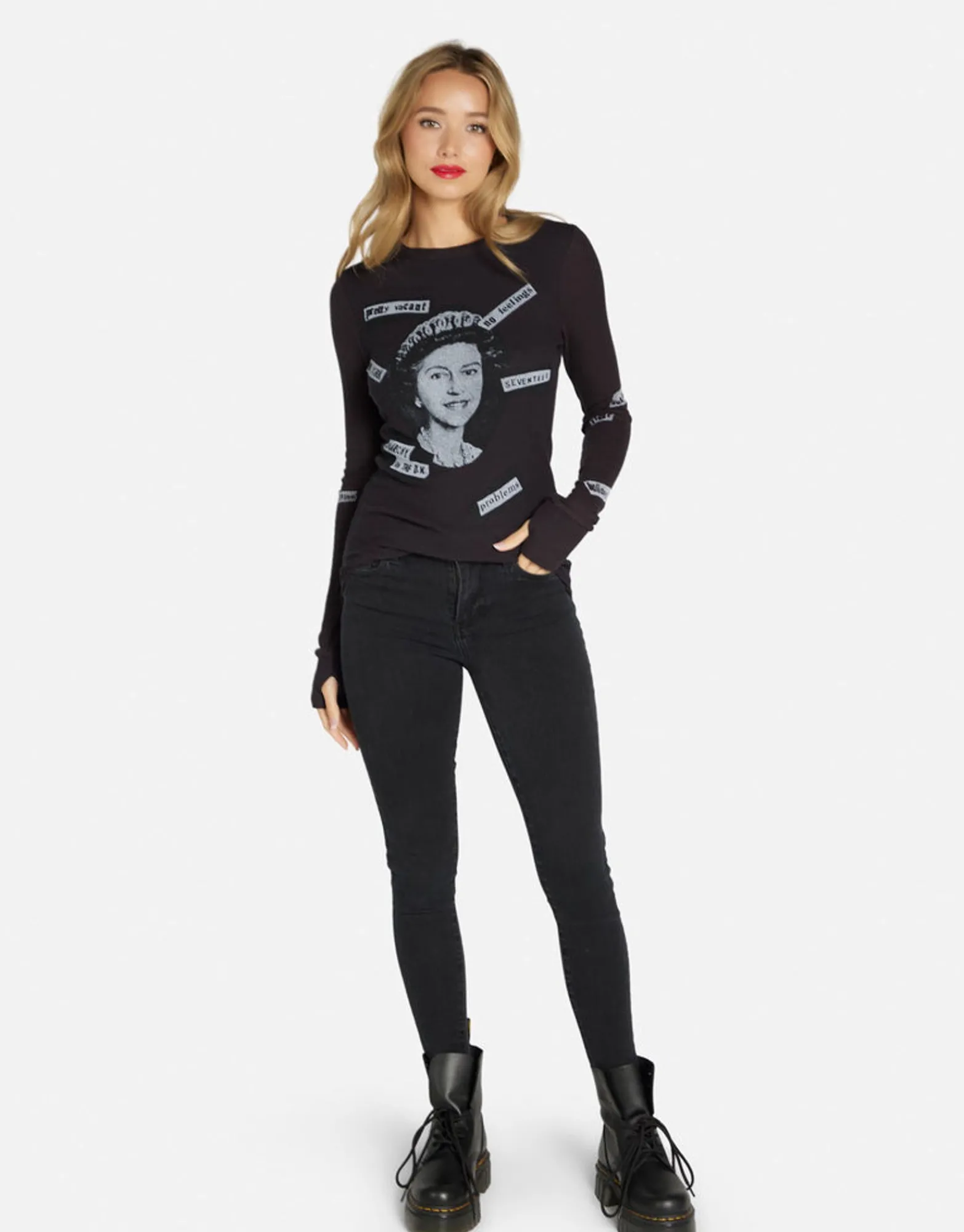 Store Sex Pistols L/S Fitted Top | Mckinley By Women Long Sleeve