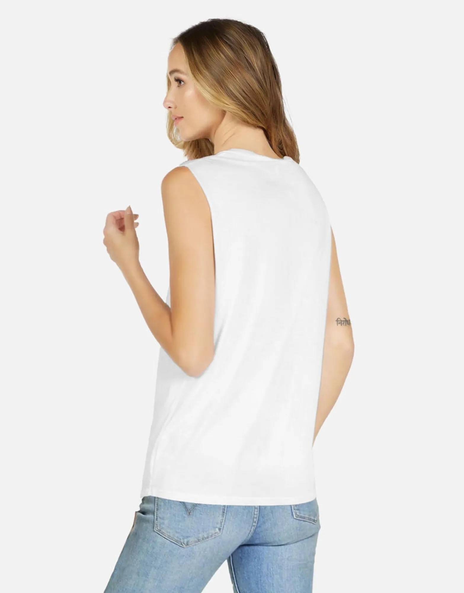 Online Shark Vintage Tank Top W/ Crystals | Kel X By Women Tanks