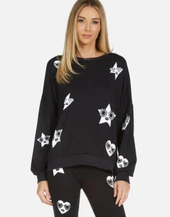 Fashion Sierra Bling Face Women Long Sleeve