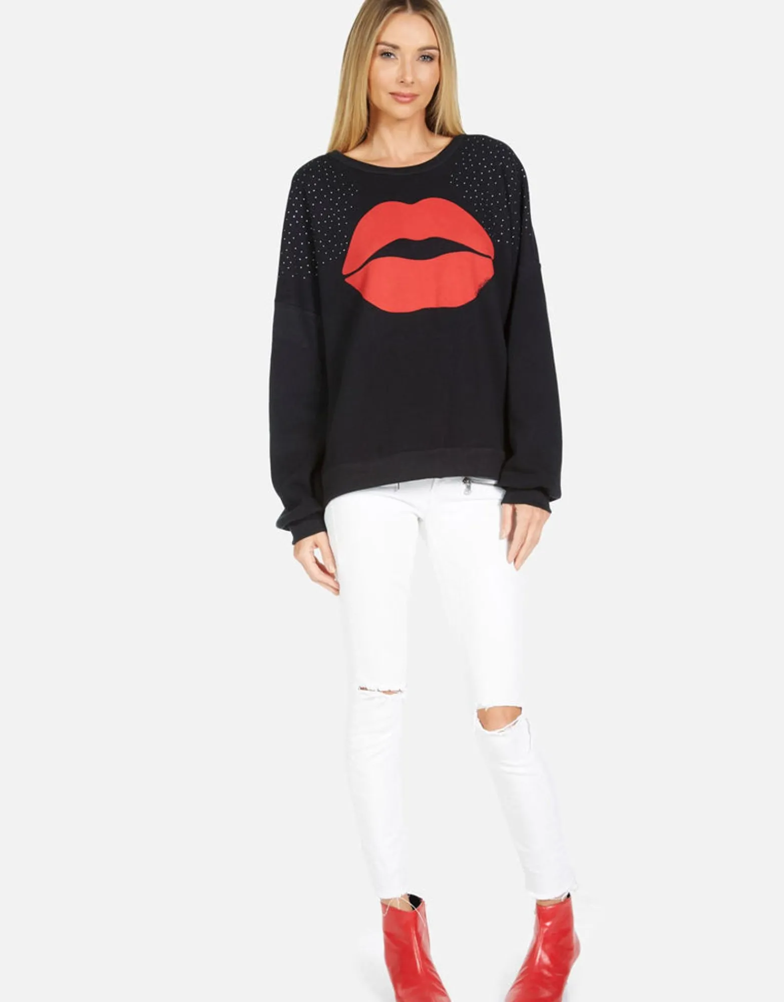 Clearance Sierra Red Kiss Women Long Sleeve
