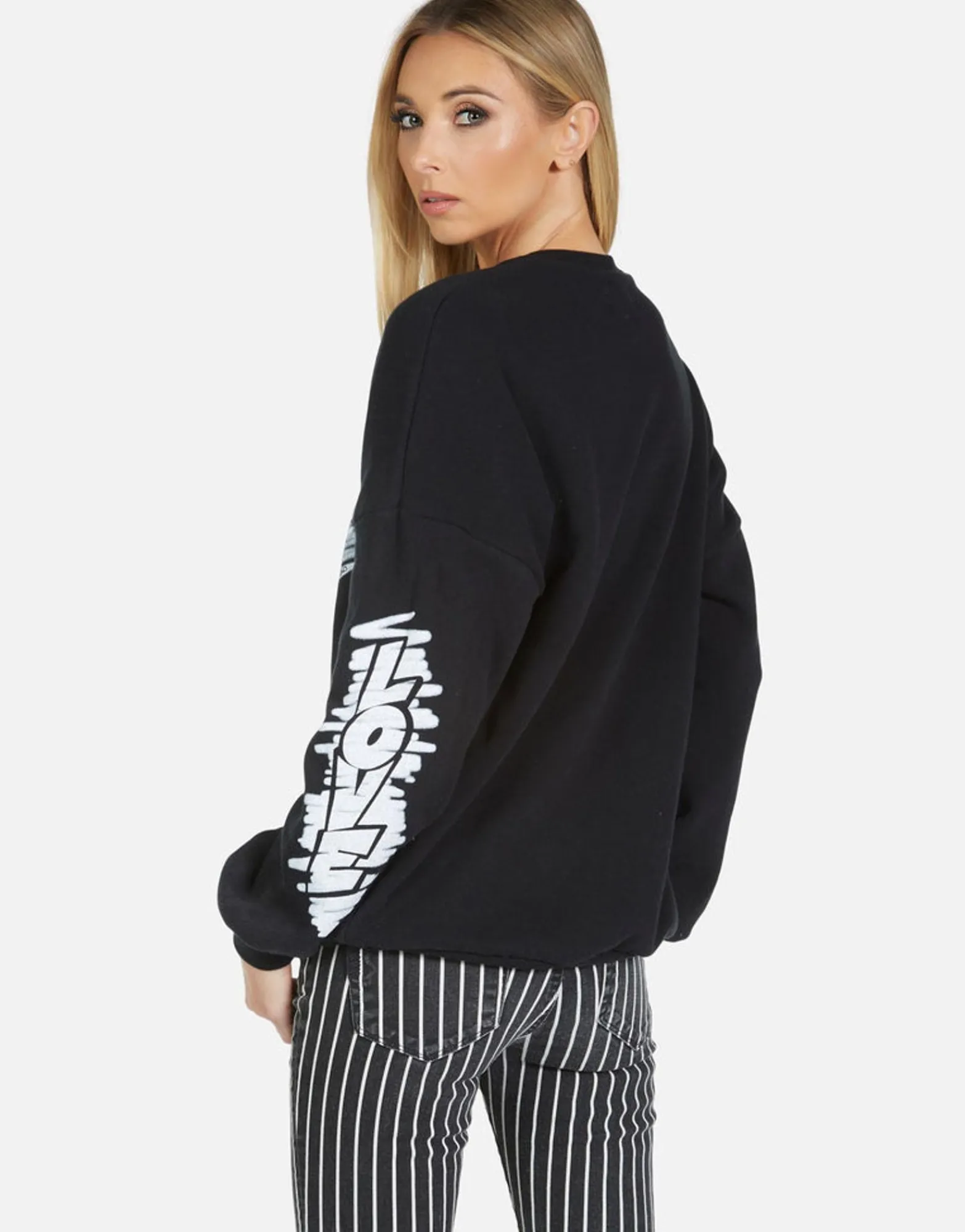 Store Sierra Scribble Lip Women Long Sleeve