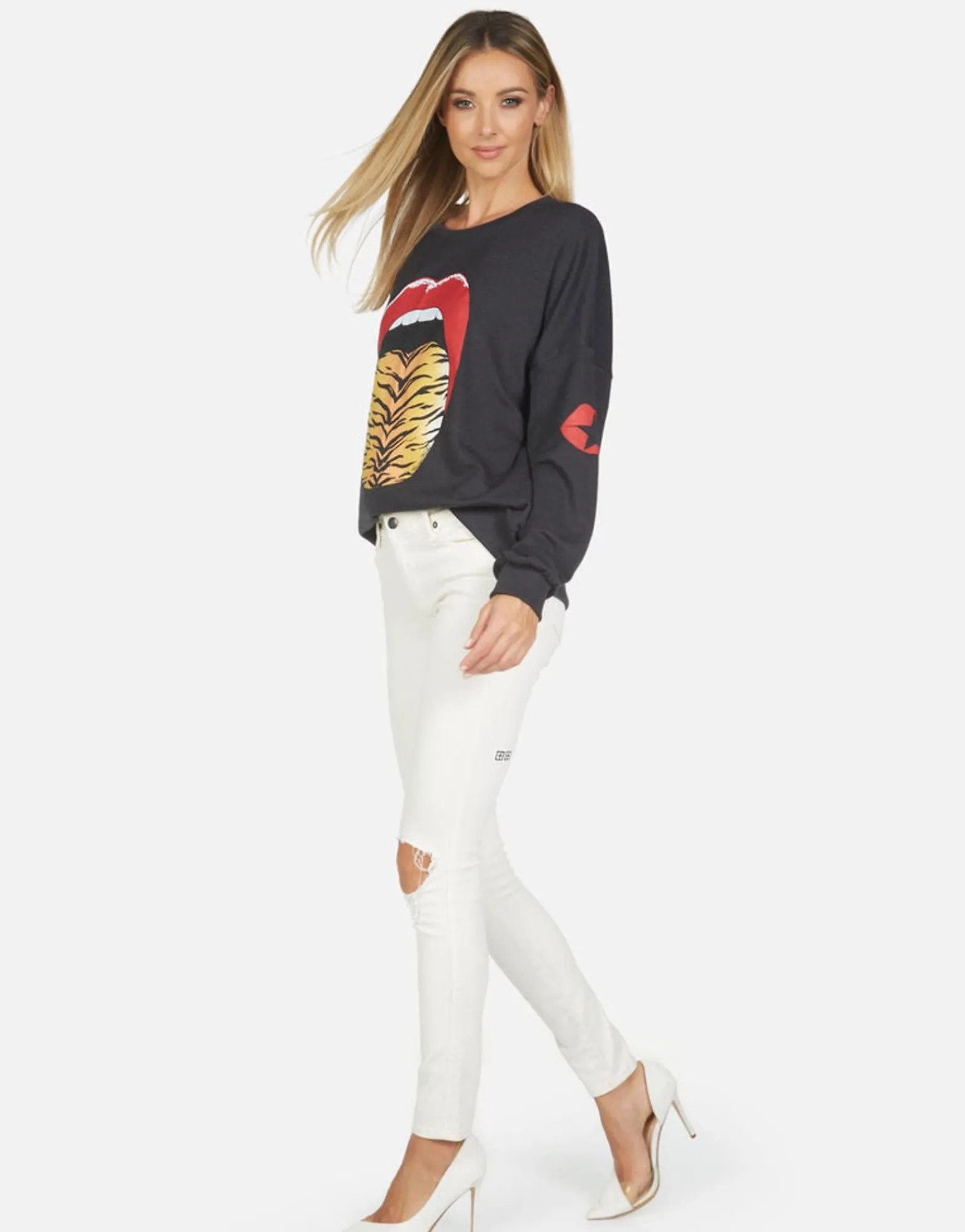 New Sierra Tiger Tongue Women Long Sleeve