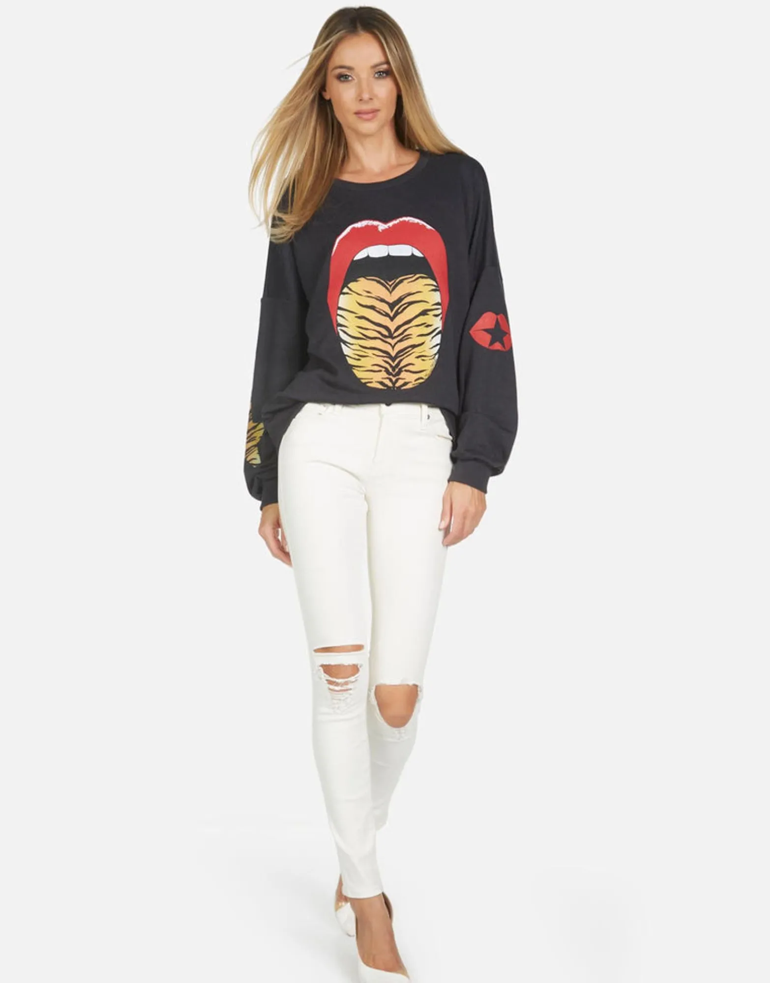 New Sierra Tiger Tongue Women Long Sleeve