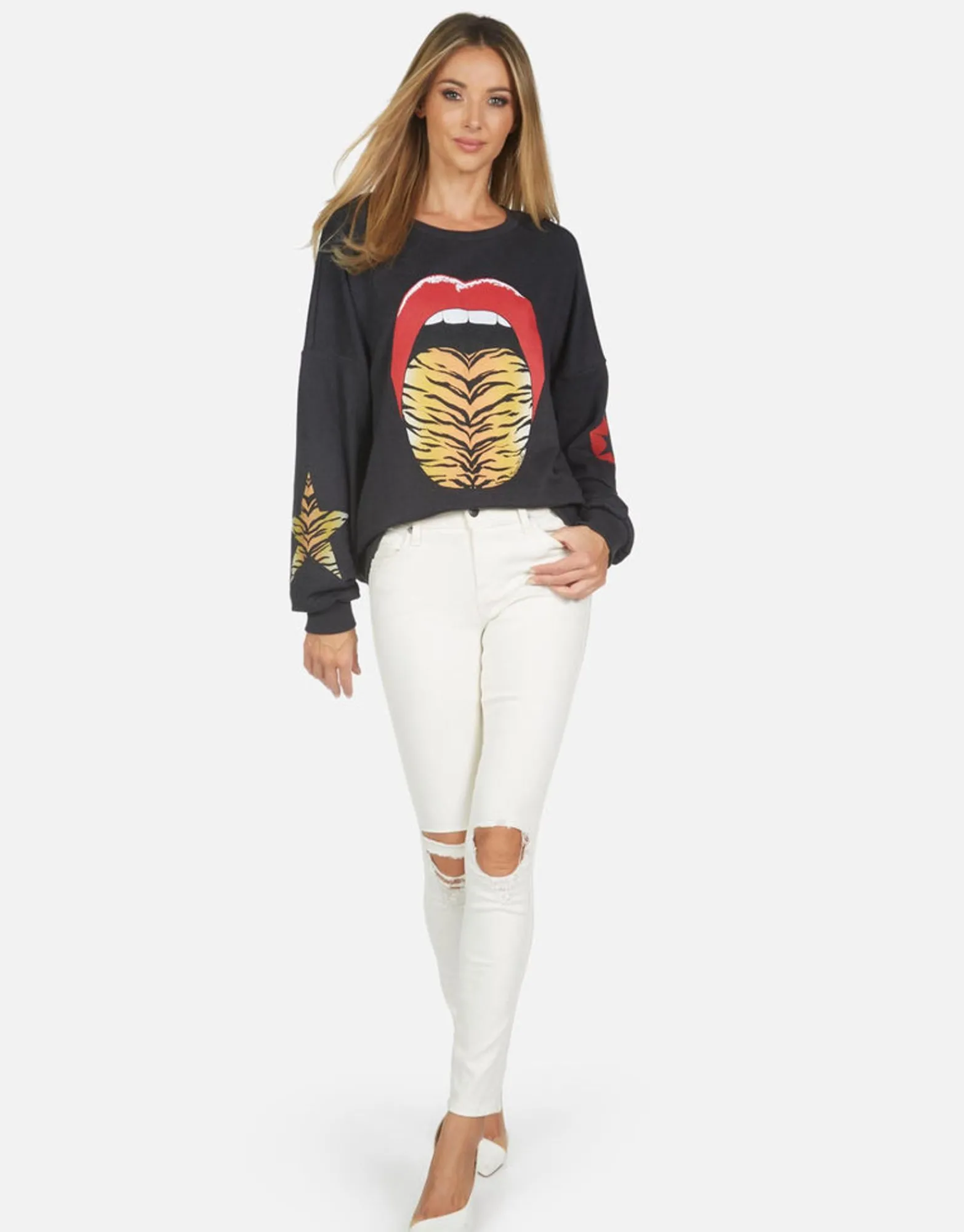 New Sierra Tiger Tongue Women Long Sleeve