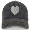 Best Silver Heart Patch Demin Hat In | Reina By Hats