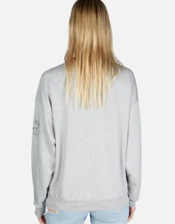 Online Skull Apple L/S Oversized Boyfriend Pullover | Babbs By Women Long Sleeve