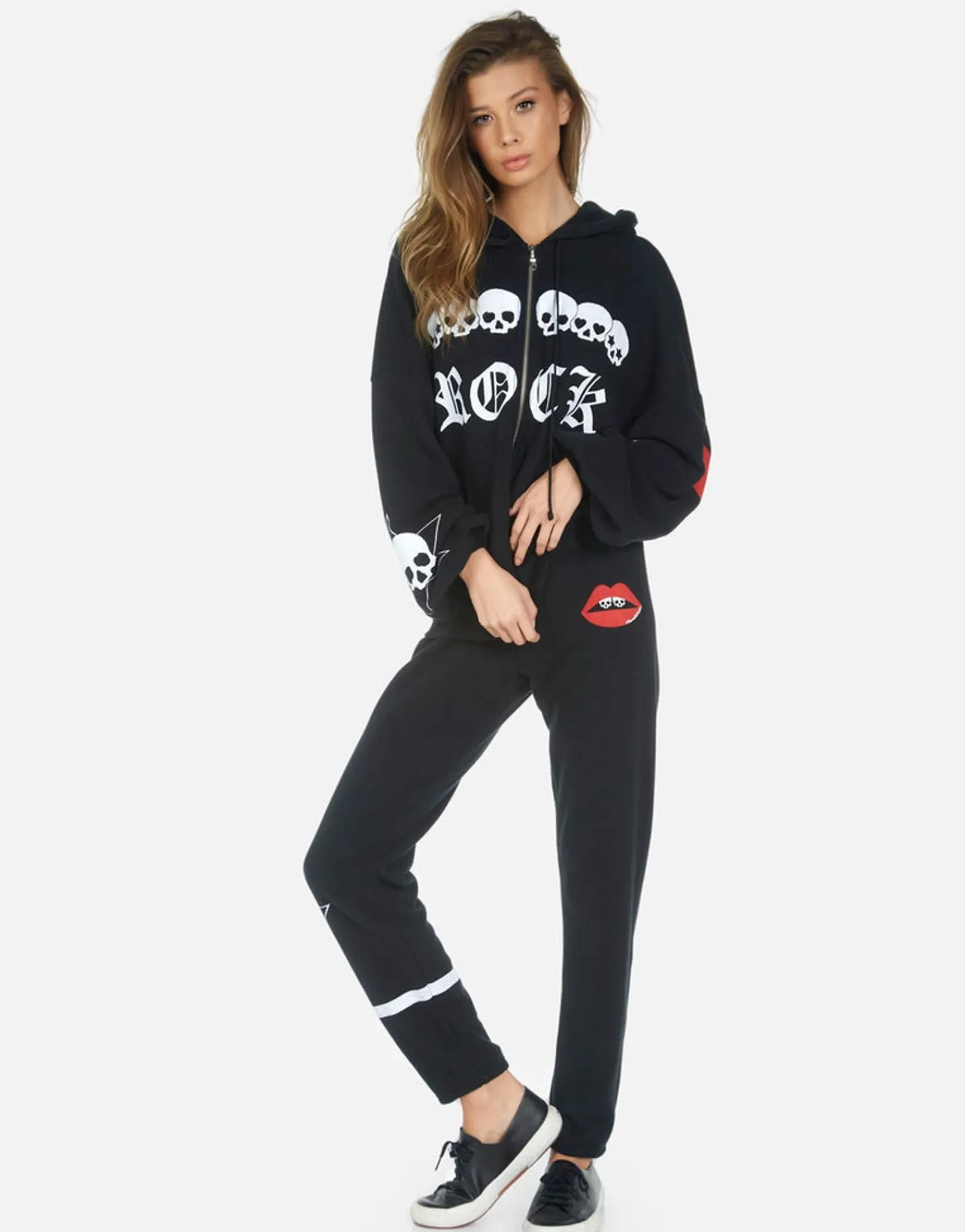 Store Skull Lip Classic Sweatpant | Gia By Women Long Sweatpants