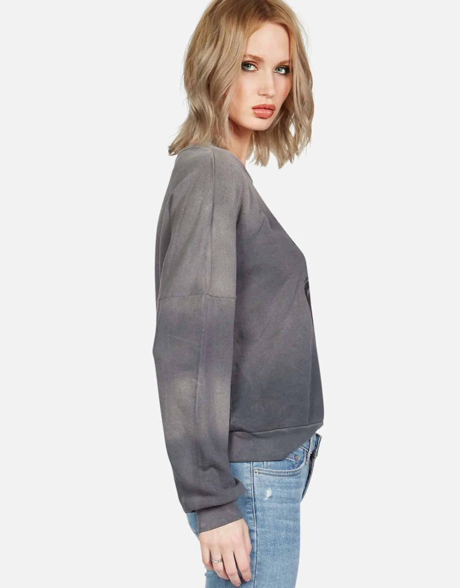 Store Skull Monster Truck L/S Boyfriend Pullover | Sierra By Women Long Sleeve