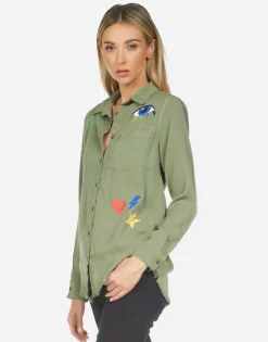 Best Sale Sloane Color Punk Happy Eye Women Long Sleeve