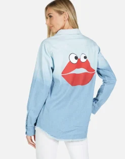 Best Sloane Kiss Face Women Long Sleeve