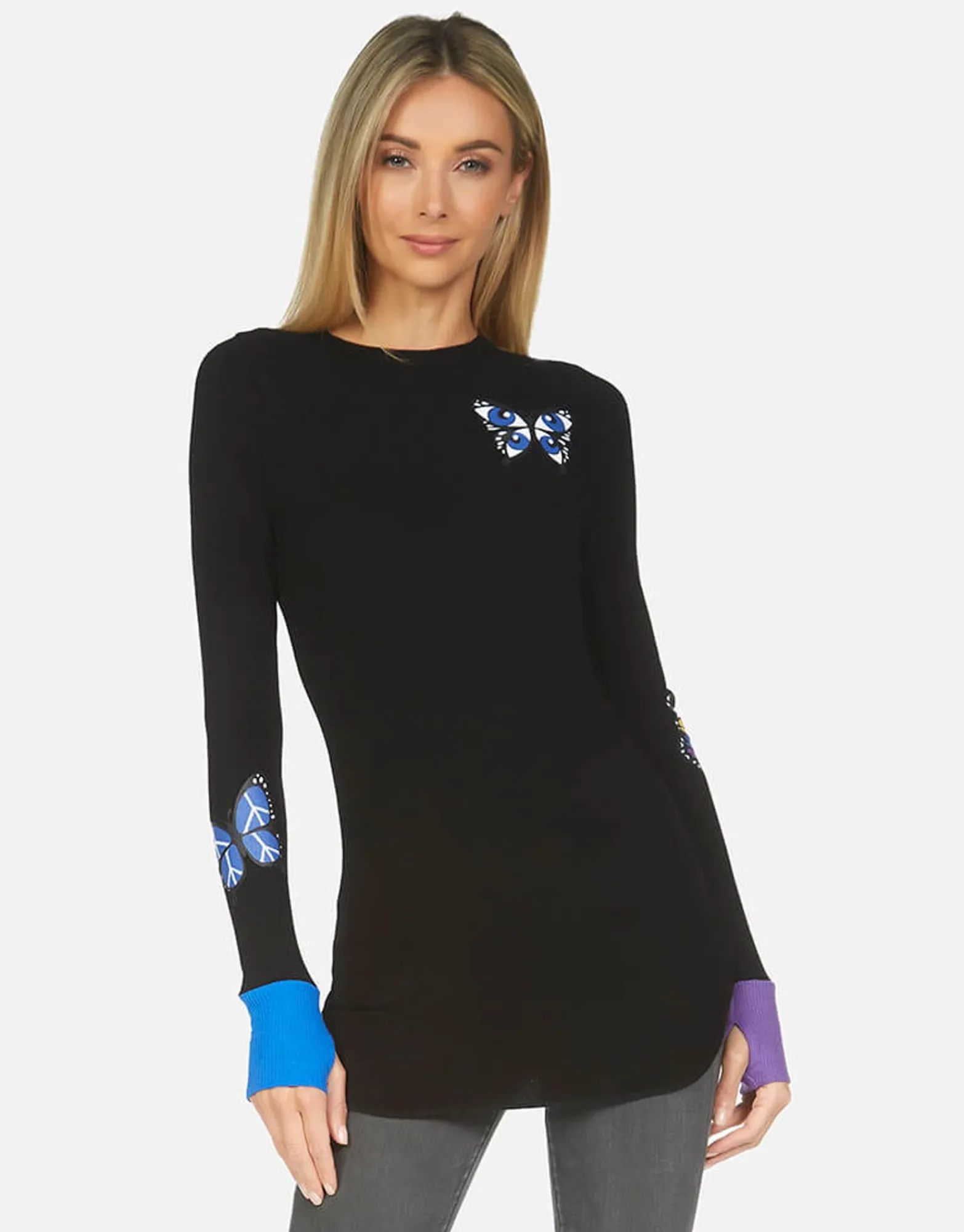 Cheap Solange Butterfly Women Long Sleeve