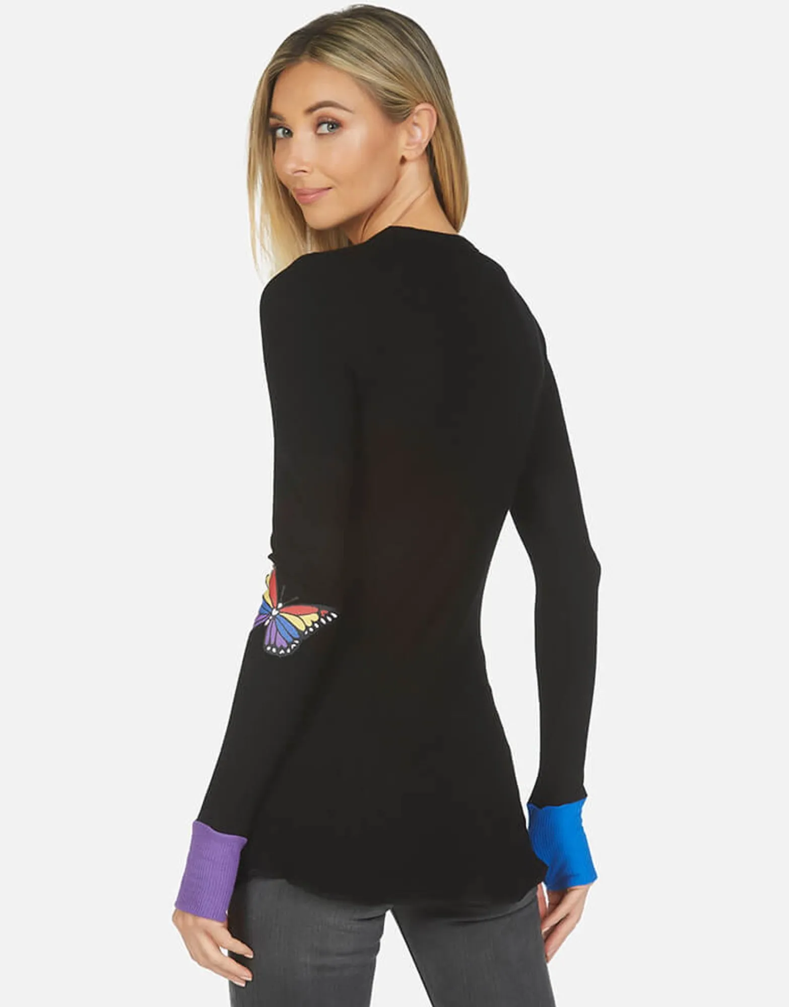 Cheap Solange Butterfly Women Long Sleeve