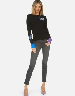 Cheap Solange Butterfly Women Long Sleeve