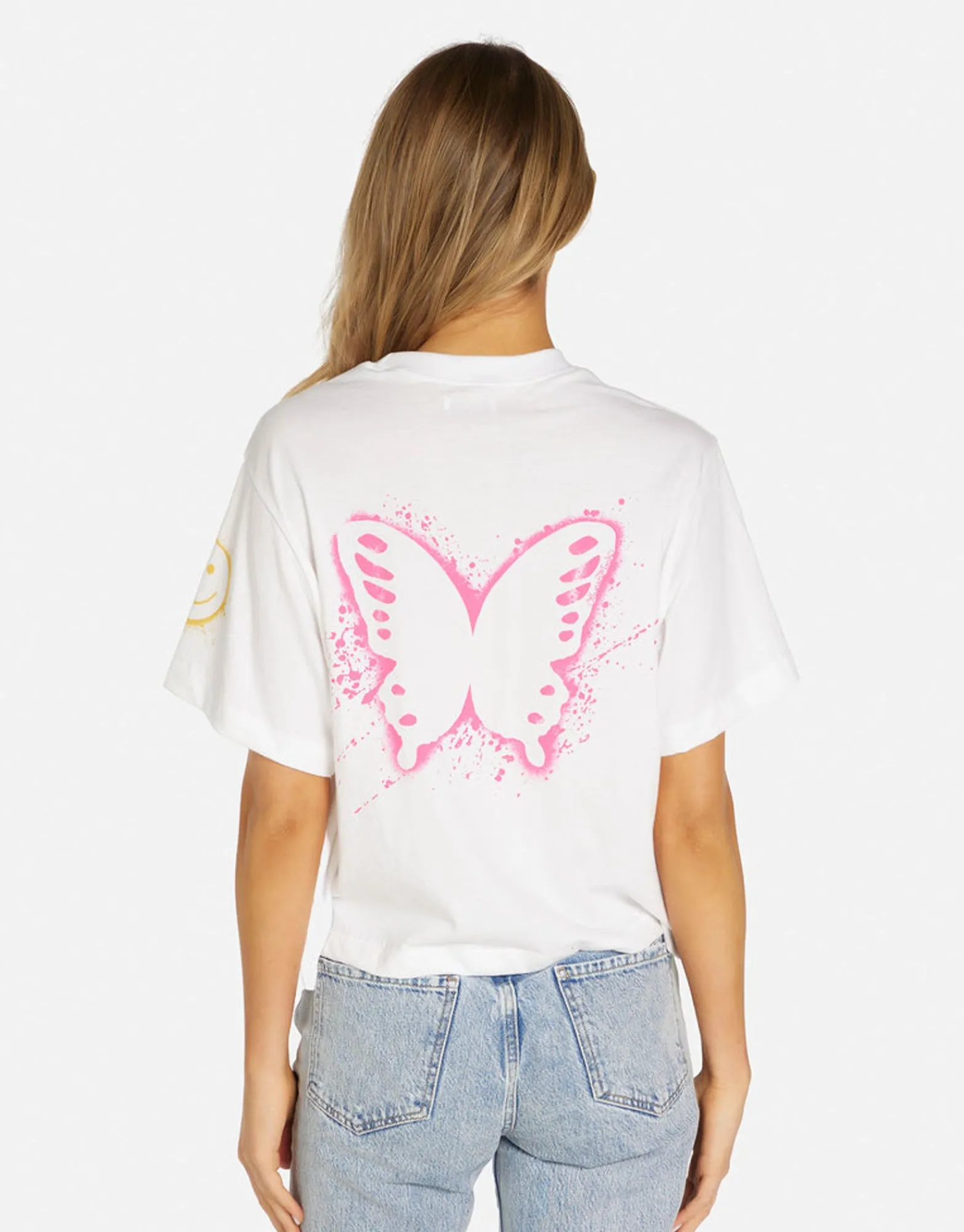 Cheap Splatter Elements Boxy Crop Tee In | Rue By Women Short Sleeve