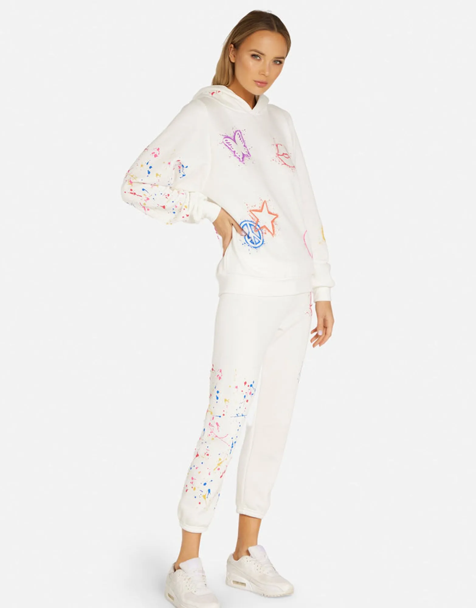 Best Splatter Elements Hoodie In | Trina By Women Hoodies
